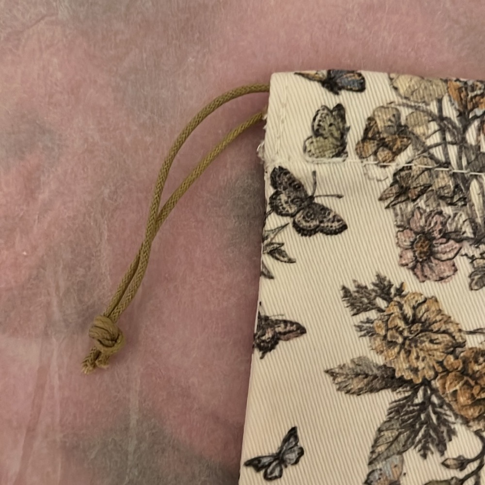 Dior Cruise 24 Drawstring Bag- Butterfly 9x11 - Picture 7 of 9